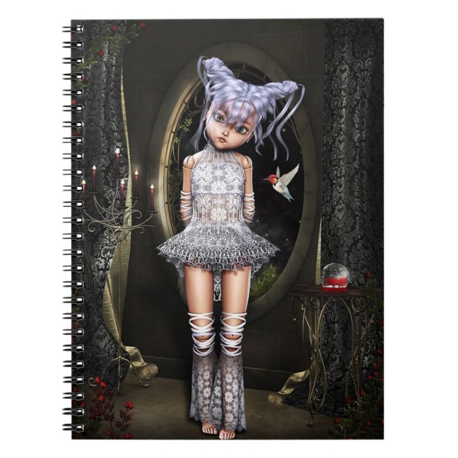 Cute  Doll Notebook (Front)