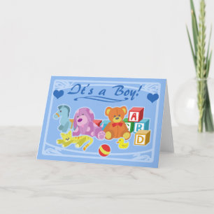 Cute Dolls - It's a Boy! Announcement
