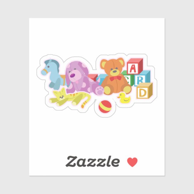 Cute Dolls Sticker (Sheet)