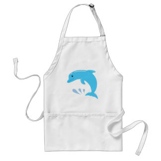Cute Dolphin Adult Apron