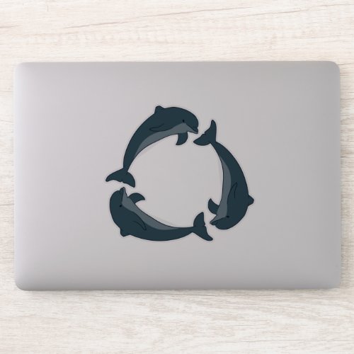 Cute Dolphin Animal Mammal Ocean Animated Sticker