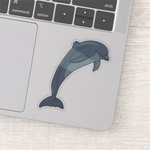 Cute Dolphin Animal Mammal Ocean Animated Sticker