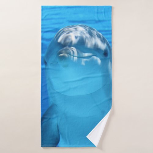 Cute dolphin bath towel