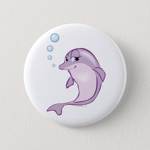 Cute Dolphin Button