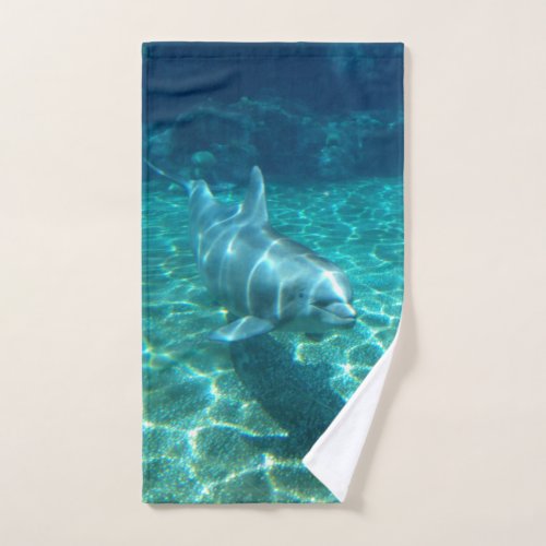 Cute Dolphin Hand Towel