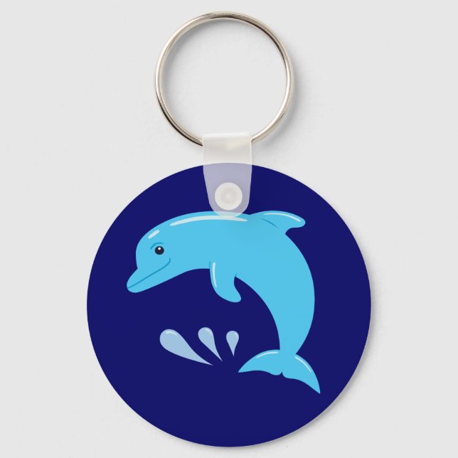 Cute Dolphin Keychain (Front)