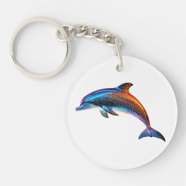 Cute Dolphin Keychain (Front)