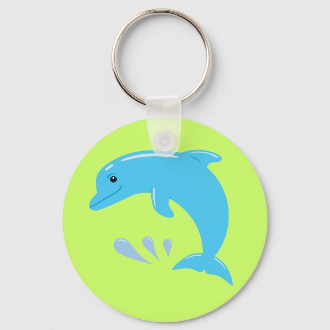 Cute Dolphin Keychain (Front)