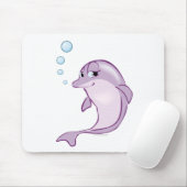 Cute Dolphin Mouse Pad (With Mouse)