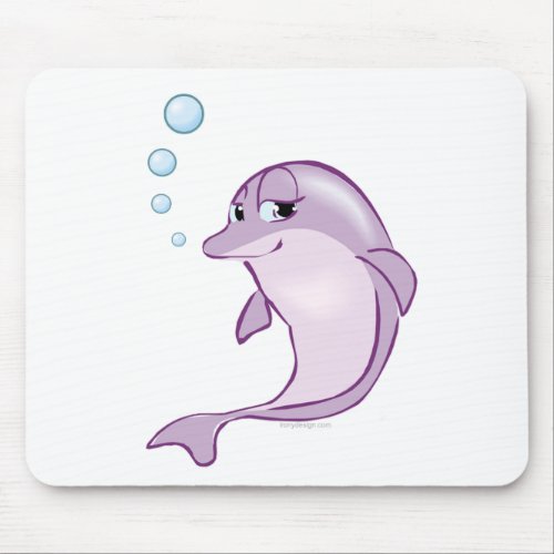 Cute Dolphin Mouse Pad
