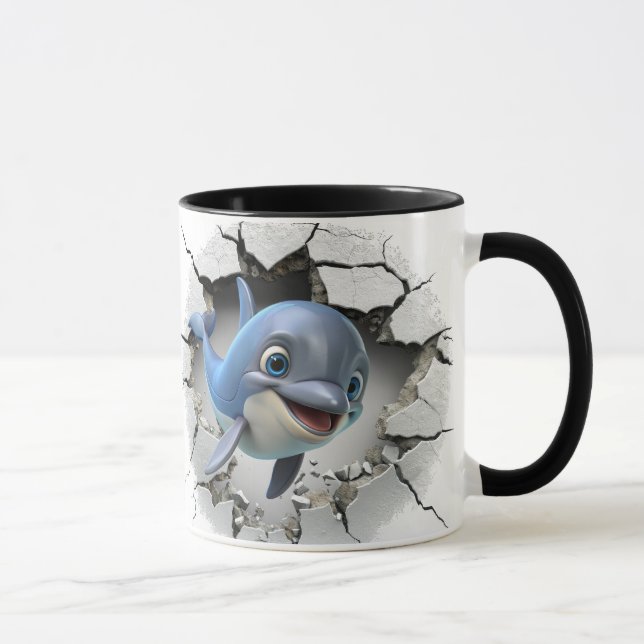 Cute Dolphin Mug (Right)