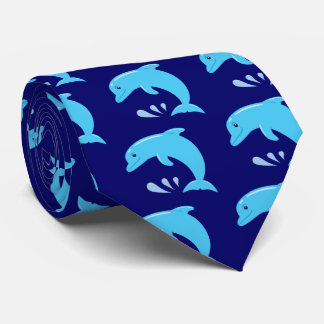 Cute Dolphin Neck Tie