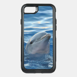 Cute Dolphin OtterBox Commuter iPhone SE/8/7 Case