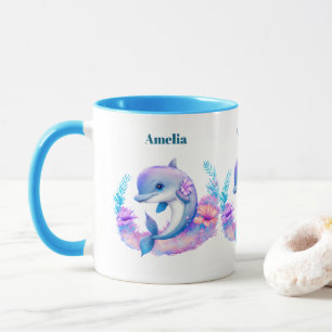 Cute Dolphin Sea Creature Mug