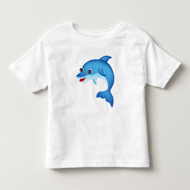 Cute dolphin toddler t-shirt (Front)