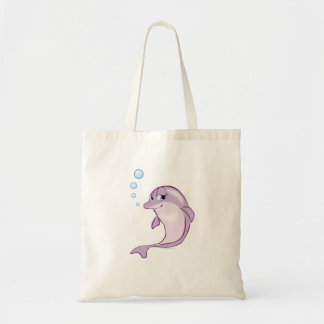 Cute Dolphin Tote Bag
