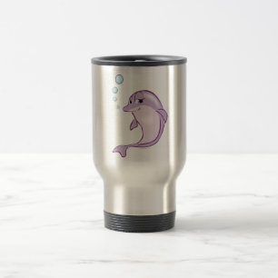Cute Dolphin Travel Mug