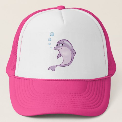 Cute Dolphin Trucker Hat