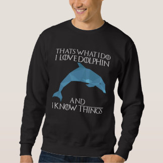 Cute Dolphin Whale Dolphins Underwater world Ocean Sweatshirt