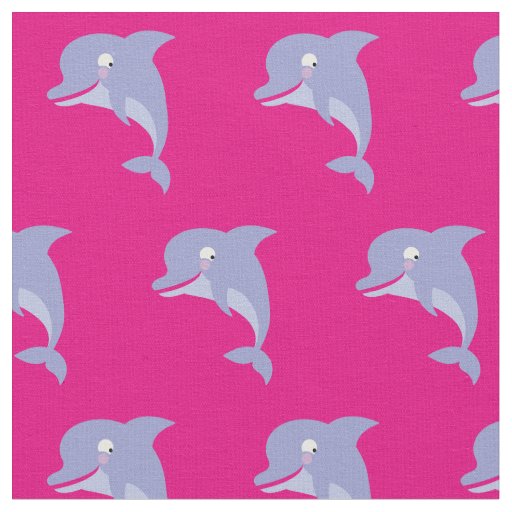 Cute Dolphins Kids Cartoon Fabric