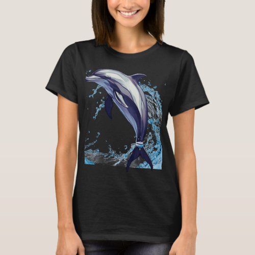 cute dolphins T_Shirt