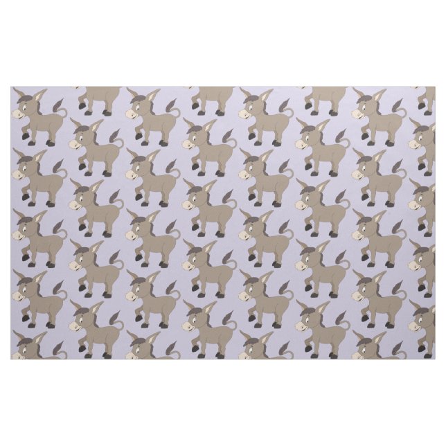 Cute Donkey custom kids' fabric (Fat Quarter)