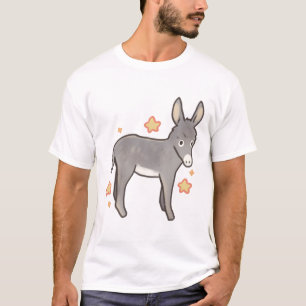 Cute donkey Delight � Cute Animal Art T-Shirt