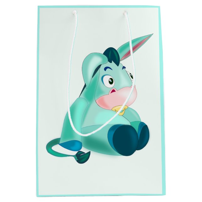 Cute Donkey Gift Bag (Front)