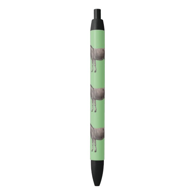 Cute Donkey Gray Burro Pen (Front Vertical)
