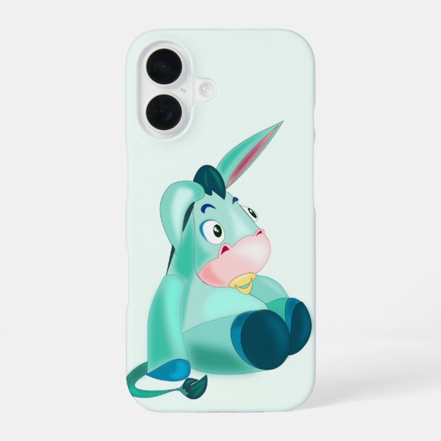 Cute Donkey iPhone Case (Back)
