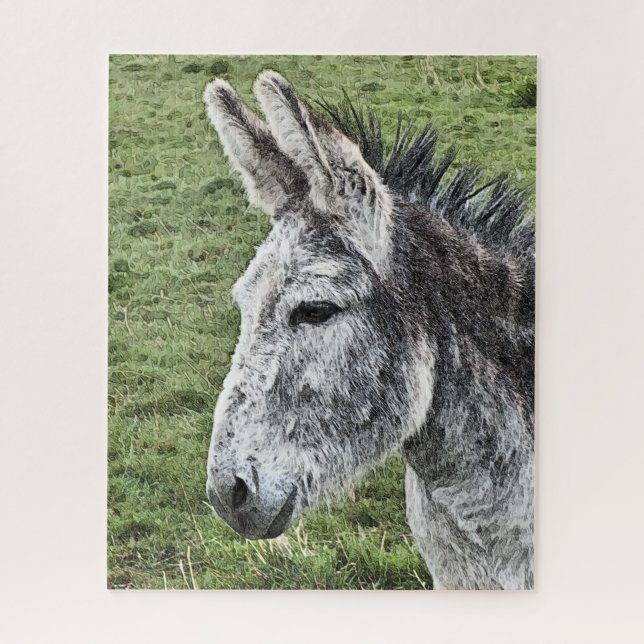 CUTE DONKEY  JIGSAW PUZZLE (Vertical)