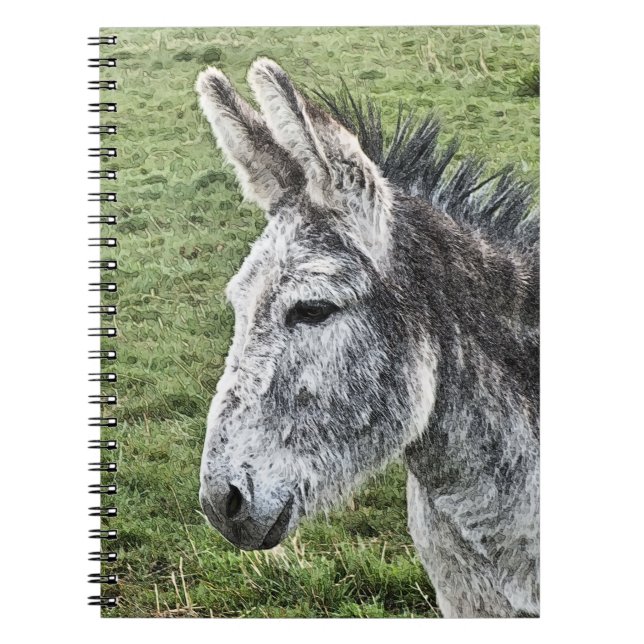 CUTE DONKEY   NOTEBOOK (Front)
