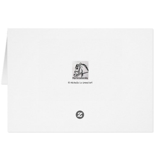 Cute Donkey on Purple (Back Horizontal)