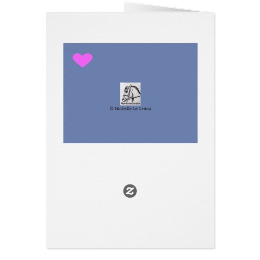 Cute donkey pink and blue hearts (Back)