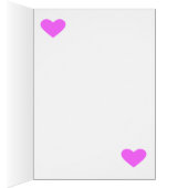 Cute donkey pink and blue hearts (Inside (Right))