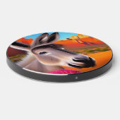 Cute Donkey with flowering cactus Wireless Charger (Front 2)