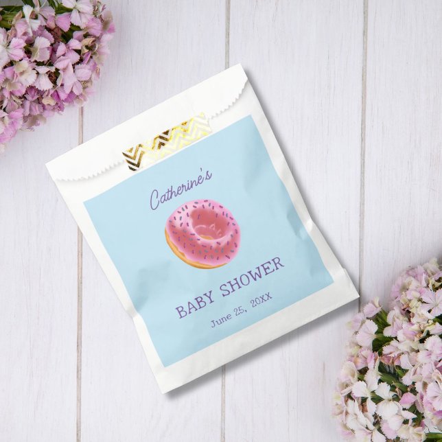 Cute Donut Baby Shower Favor Bag (Creator Uploaded)
