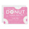 Cute Donut Bridal Shower Invitations | Pink