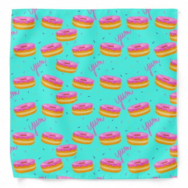 Cute Donut Dog Bandana (Front)
