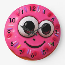 Cute Donut Face Kids Design