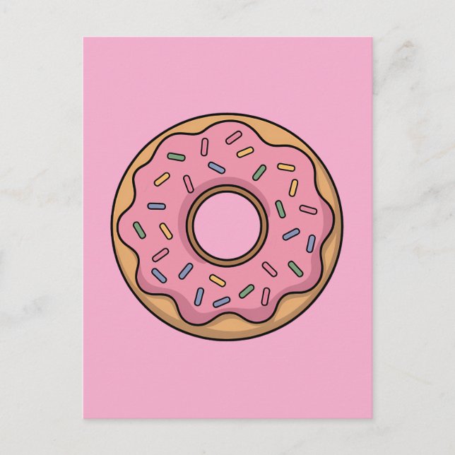 Cute Donut | Kids Postcard (Front)