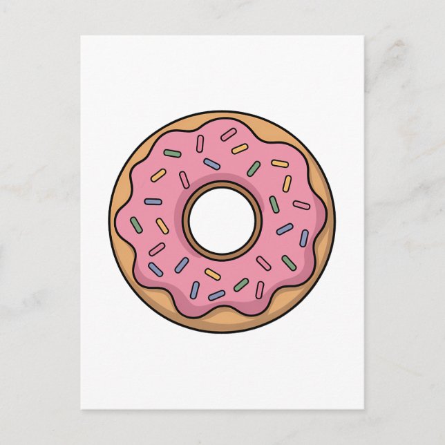 Cute Donut | Kids Postcard (Front)