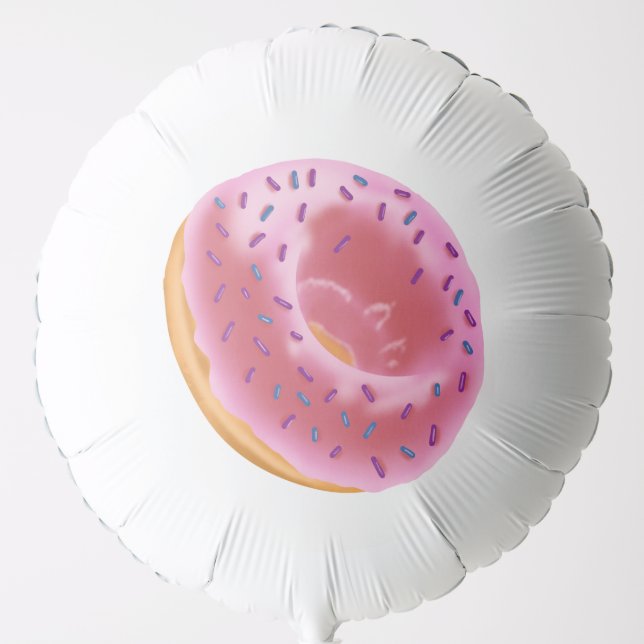Cute Donut Party Balloon (Front)
