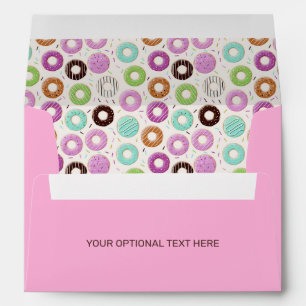 Cute Donut Pattern Envelope