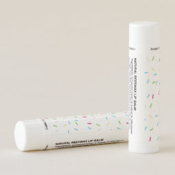 Cute Donut Sprinkles Baby Shower Lip Balm 