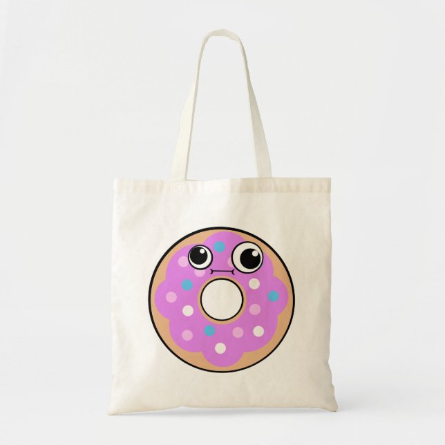 Cute Donut Tote Bag (Front)
