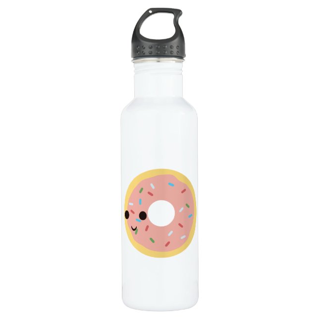 Cute Donut Water Bottle (Front)