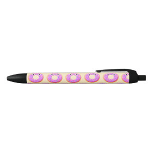 Cute Donut With Eyes And Sprinkles Drawing Pen