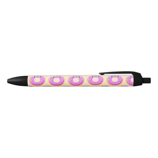 Cute Donut With Eyes And Sprinkles Drawing Pen (Top)