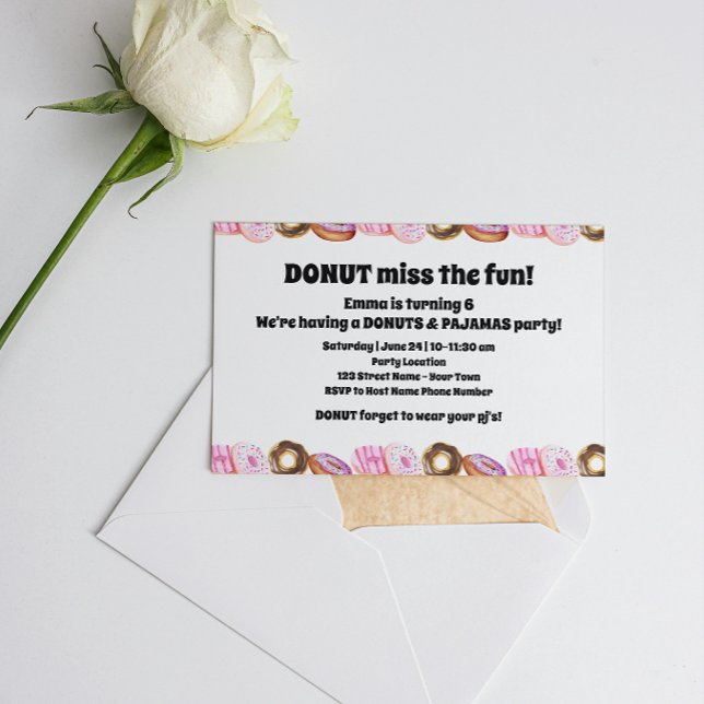 Cute Donuts Invitation (Creator Uploaded)